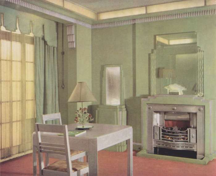 1930s interior room architecture wright designed model changed know bloomingdale russel 1934 york city