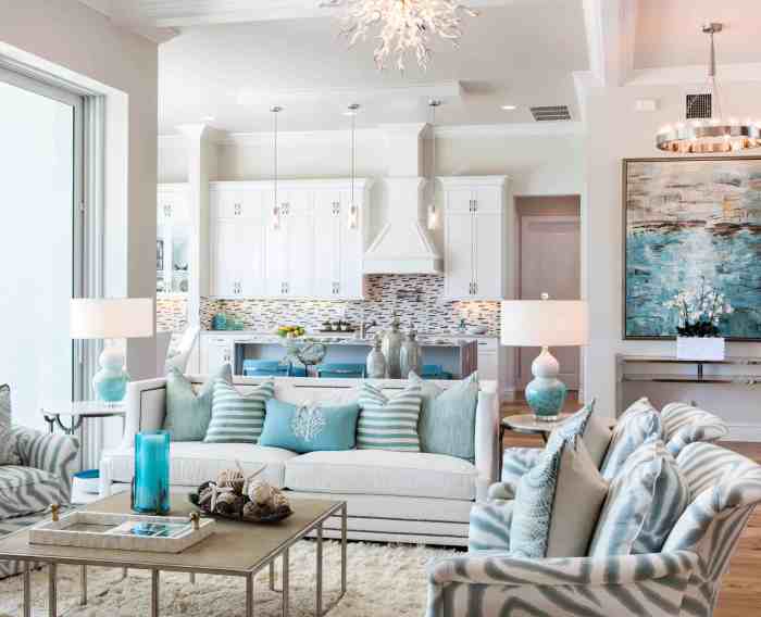 Beach house style interior design