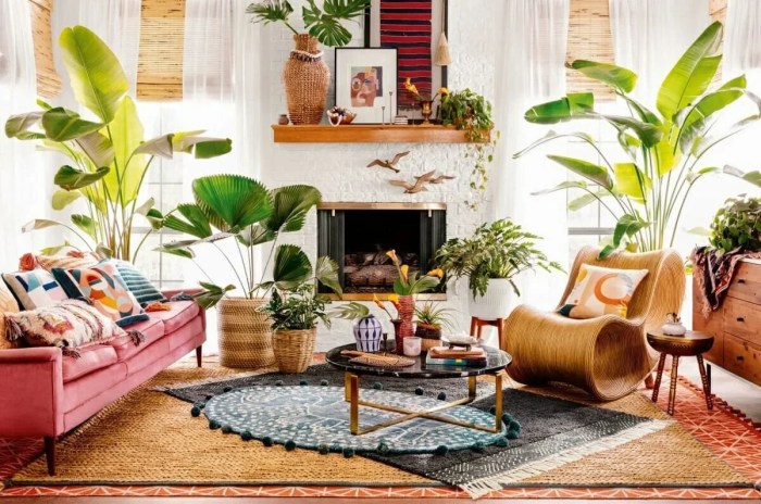 Bohemian house interior design